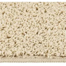 vidaXL Shaggy-Teppich 160 x 230 cm Creme