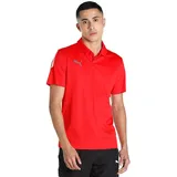 Puma teamLIGA Sideline Poloshirt Herren red/white L