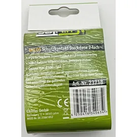 ChiliTec Schuko-Steckdose 2-fach Unterputz 1 St.