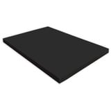 NiroSport Weichbodenmatte Turnmatte Gymnastikmatte Schutzmatte Fitnessmatte 150x100x8cm (1er-Pack), abwaschbar, robust schwarz