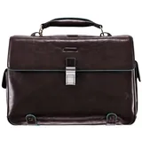 Piquadro Blue Square Aktentasche I Leder 44 cm Laptopfach braun