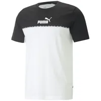 Puma Essentials Block Tape T-Shirt Herren PUMA Black XS