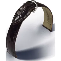Eulit Schlangenleder Maurice Lacroix Python 15mm" E512815215271" - dunkelbraun