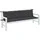 vidaXL Gartenbank-Auflagen 200 x 50 x 7 cm melange anthrazit 2 St.