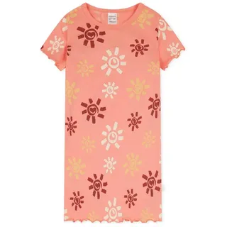 SCHIESSER Mädchen Kurzarm-Natural Love Nachthemd, apricot_182559, 128