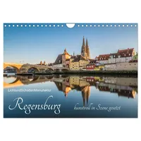 Calvendo Regensburg kunstvoll in Szene gesetzt (Wandkalender 2026 DIN
