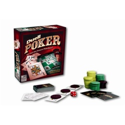 Hasbro Spiel, Brettspiel Brettspiel - Duell Poker rot