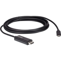 ATEN USB-C / HDMI Adapterkabel USB-C® Stecker, HDMI-A Stecker 2.70m Schwarz