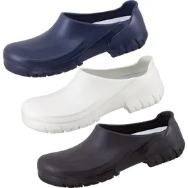 Birkenstock Alpro Schuhe schwarz mit Stahlkappe PU (Polyurethan)