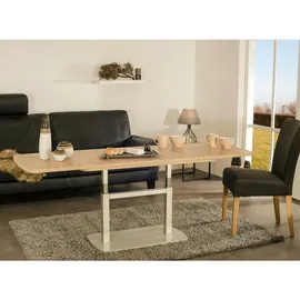 VENDA Jamaika Wildeiche weiß 110 x 53 x 63 cm