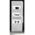 furn.design Vitrine Nobile 66 x 198 x 35 cm Weiß/Grau