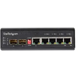 Startech Ies1g52up12v Switch - Black