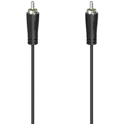 Hama 00205098 Audio-Kabel 1,5 m RCA Schwarz