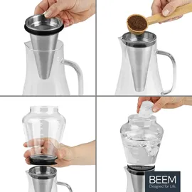 BEEM Cold Drip Kaffeebereiter 0,5 l Silber/Transparent