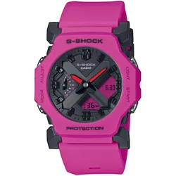Chronograph CASIO G-SHOCK, pink, Armbanduhren, Herren, Quarzuhr, Armbanduhr, Herrenuhr, analog, automatischer Kalender