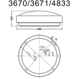 dotlux LED-Leuchte 3671-499120