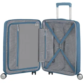 American Tourister Soundbox 4-Rollen Cabin 55 cm / 35,5-41 l stone blue