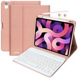 aMZCaSE Tastatur Hülle für iPad Air 11-inch (M2) 2024 & iPad Air 5 Gen 2022 iPad Air 4 Gen 2020 (10.9'),Hülle für iPad Pro 11 2018 mit Abnehmbarer kabelloser Bluetooth-Tastatur