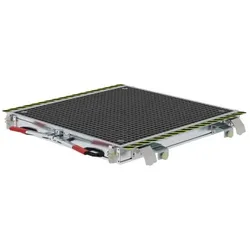 Gleispodest fahrbar GFK Gitterrost