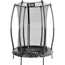 EXIT TOYS Tiggy junior Trampolin 140 cm inkl. Sicherheitsnetz schwarz/grau