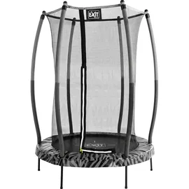 EXIT TOYS Tiggy junior Trampolin 140 cm inkl. Sicherheitsnetz schwarz/grau