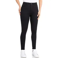 wonderjeans High-waist-Jeans, Hoch geschnitten mit leicht verkürztem Bein, Gr. 36 - Länge 28, forever pure black28, , 98360116-36 Länge 28