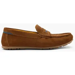 Leder Loafer - Herren - cognac