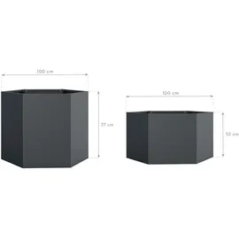 Westmann Varia 100 x 77 x 77 cm + 100 x 52 x 52 cm Anthrazit