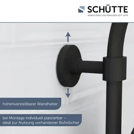 Schütte Madura Fresh Duschsystem schwarz matt 60076