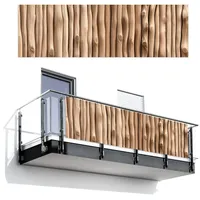 MuchoWow Balkon-Sichtschutz, Ahorn, Kunststoff, Rechteckig, 300x95 cm, Sonnen- & Sichtschutz, Sichtschutz Garten, Balkon Sichtschutze