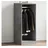 vidaXL Kleiderschrank Betongrau 48x41x102 cm Holzwerkstoff