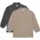 Troyer MISweatshirt 2er-Pack in Grün Gr 152