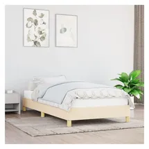 vidaXL Bettgestell 100 x 200 cm Creme