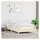 vidaXL Bettgestell 100 x 200 cm Creme