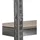 SCHULTE Regalwelt Schwerlastregal 5 Böden MDF 180 x 130 x 45 cm silber