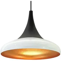 Bamyum Paladin Pendelleuchte 35 cm, Metall Hängelampe, Weiß Lampe