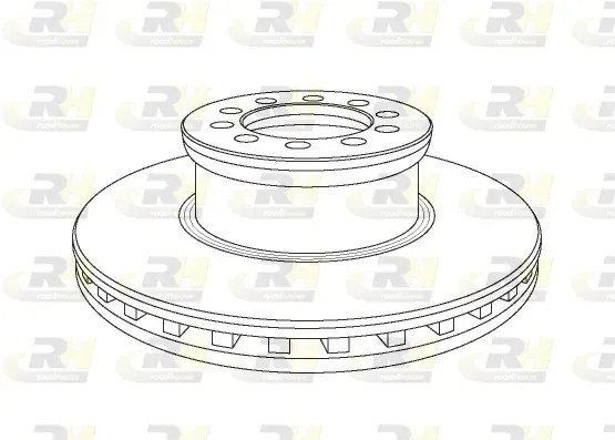 ROADHOUSE nsx105320 Vorderachse belüftet 335mm 34mm für Mercedes