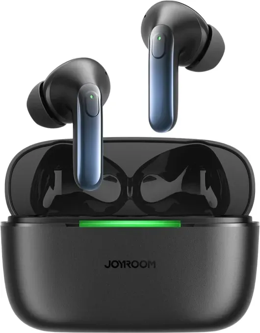 Joyroom JR-BC1 Kabellose Kopfhörer, ANC, TWS, BT 5.3, 35 mAh (Kopfhörer), 380 mAh (Ladeetui), IPX4, schwarz