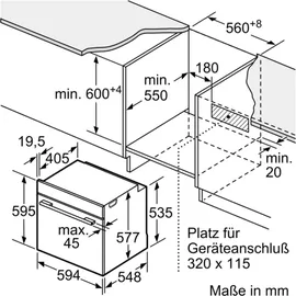 Bosch Serie 8 HBG7363B1 Backofen