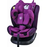 TWT I-SIZE Plus DELUXE PurpleBear Kindersitz mit 360 Grad drehbarem Isofix-System-BUF BOOF 0, 36 kg - Lila