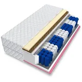 Fdm Matratze 180x200 LIVE 7 Zonen H3 Latex VISCO Memory Kokos, Taschenfederkern 21cm