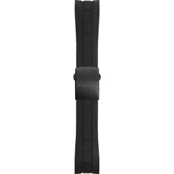Mido - Kautschuk Kautschukarmband Multifort Chronograph M603009766 - schwarz