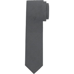 OLYMP Krawatte Strukturierte Krawatte grau