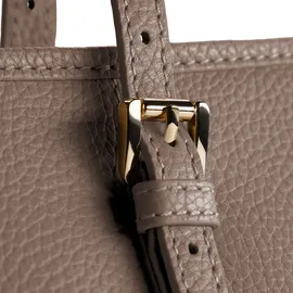 lazarotti Bologna Leather Shopper Taupe