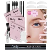 Fleeky Lash Lifting Set Bundle + Fleeky Lash & Brow Care – Wimpernserum ohne Hormone für Wimpern & Augenbrauen - für bis zu 6 Wochen ausdrucksvollen Schwung