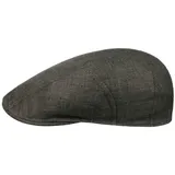Stetson Herringbone Schirmmütze Flatcap Fischgrat UV-Schutz 40 Herren Frühling Sommer dunkeloliv 56 cm - 56