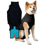 Trovet Suitical Recovery Suit Hund, XL, Schwarz
