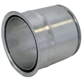 Bertrams Wandfutter Aluminium Ø 130 x 1 mm grau