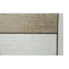Möbel Kraft Sideboard 213 x 90 x 41 cm Holzfarben / Weiß / Mehrfarbig