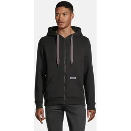salzhaut MAKKER Sweatjacke Herren Schwarz M